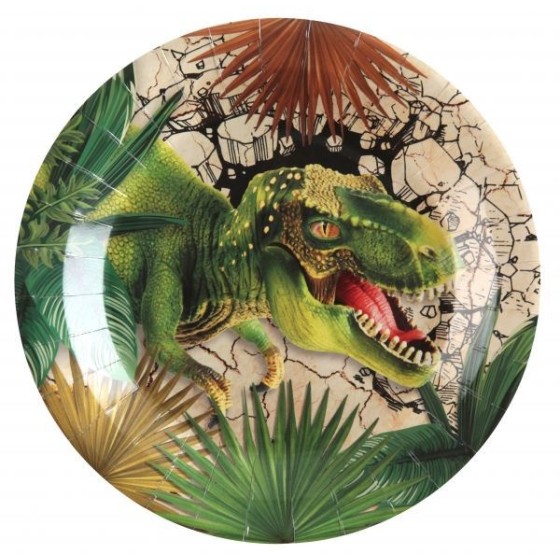 10 PLATO DINOSAURIO 22.5 CM...